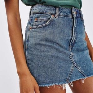 NEW Altar'd State Denim Mini Skirt XS
